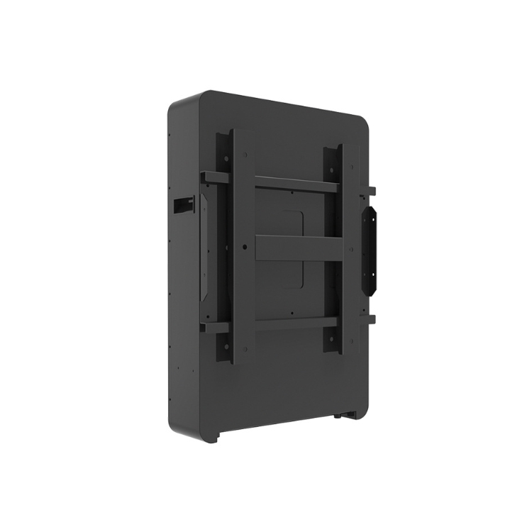 Two-tone touchscreen metal enclosure with front window