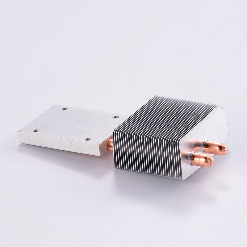 copper heatpipe base sink