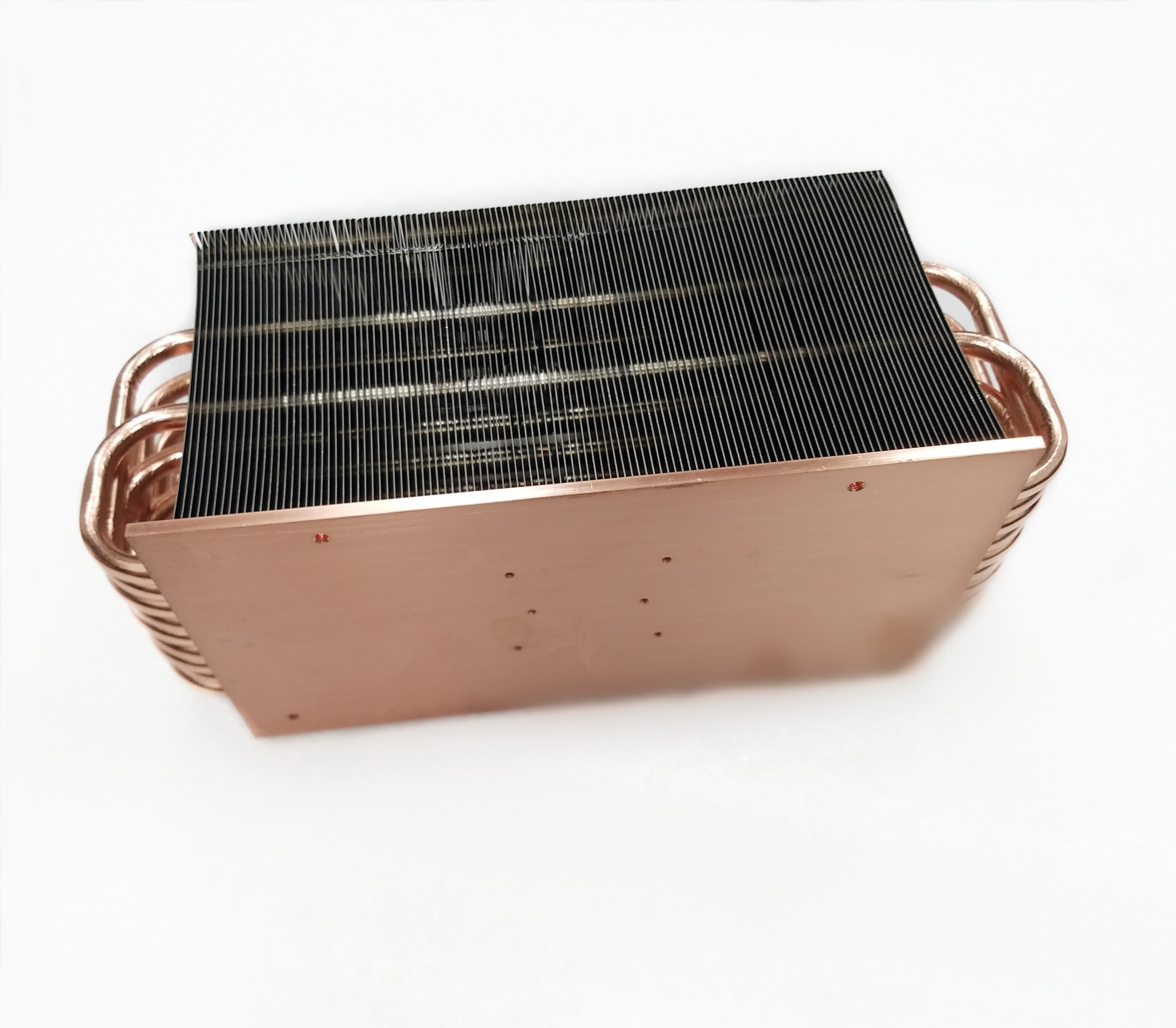 radial fin heatpipe sink