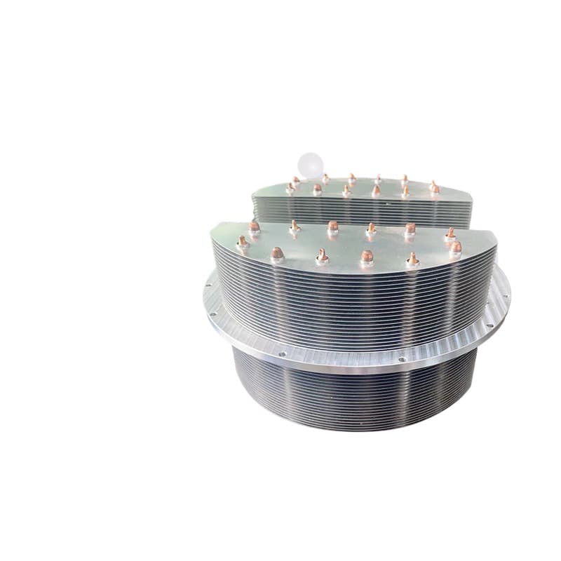 double-sided pipe heat sink