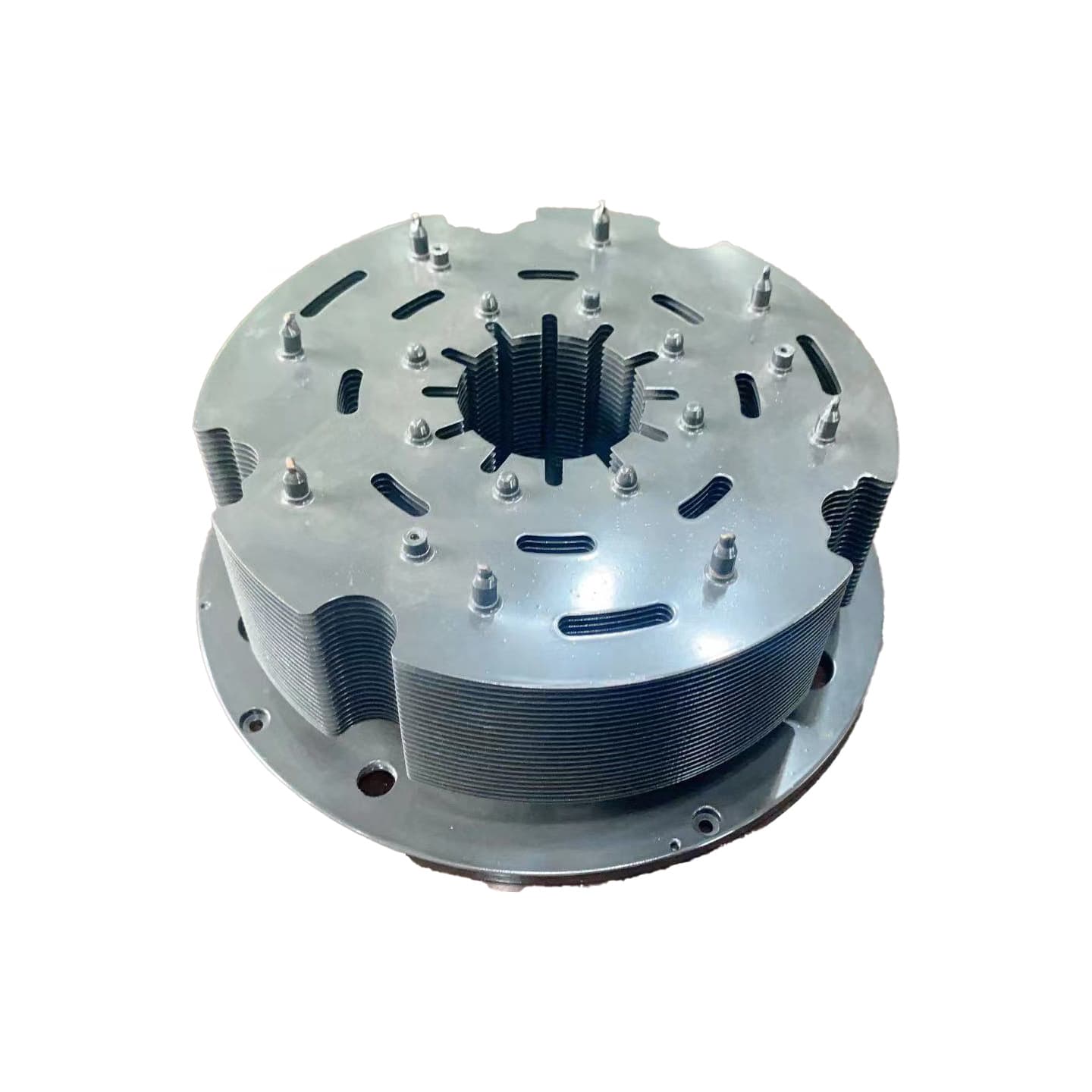 Multi-fin array with heatpipe integration