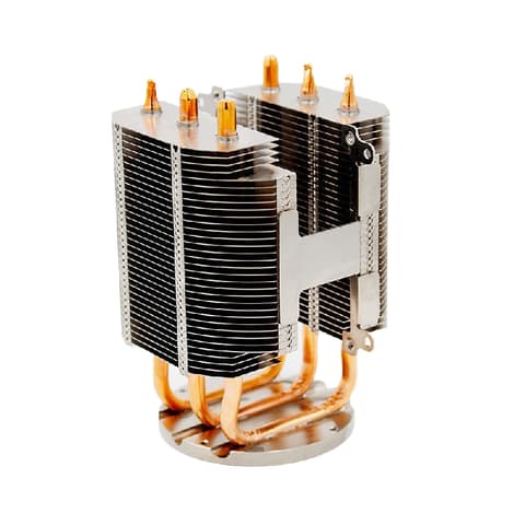 Radial finned aluminum cooler