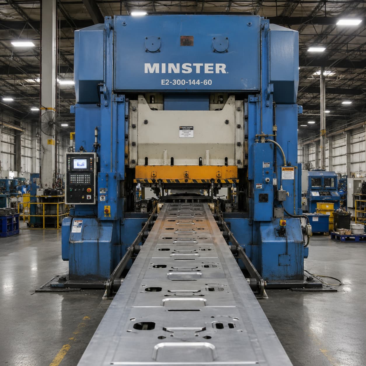 metal stamping press machine