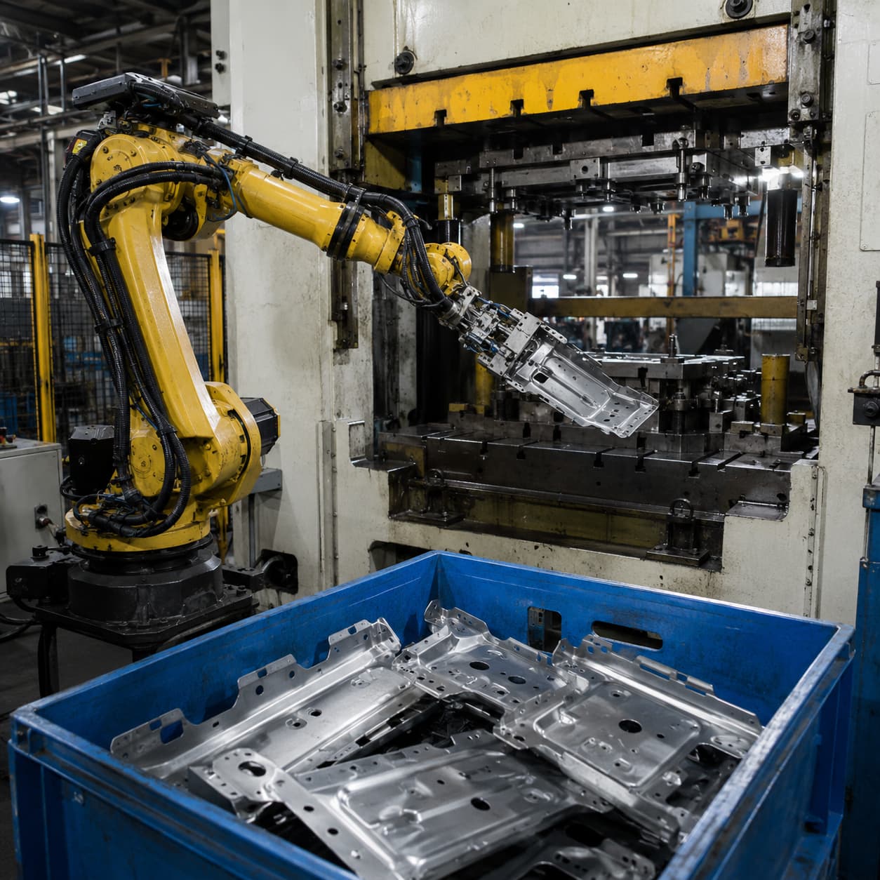 automated metal stamping line