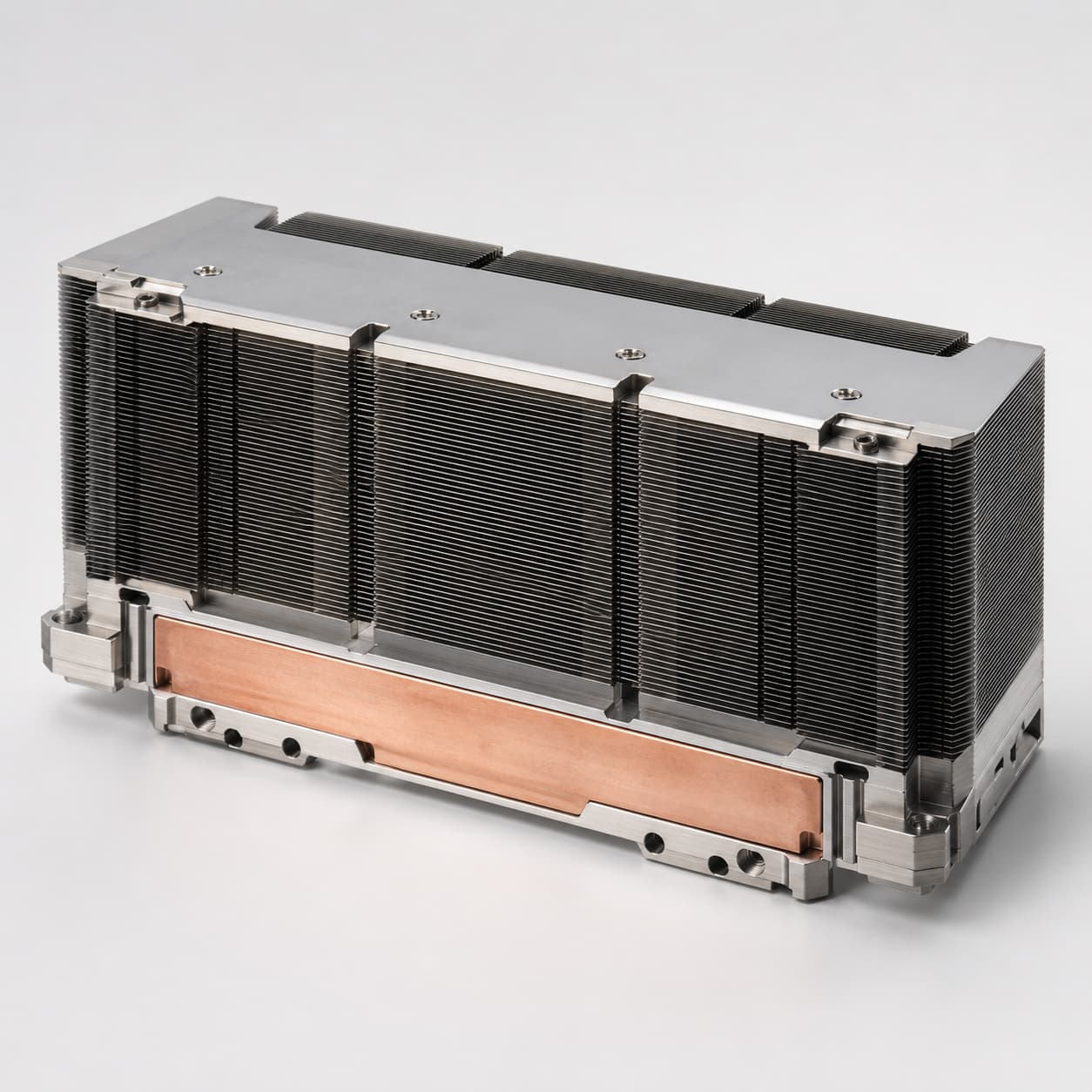 CNC machined cooling plate for AI server