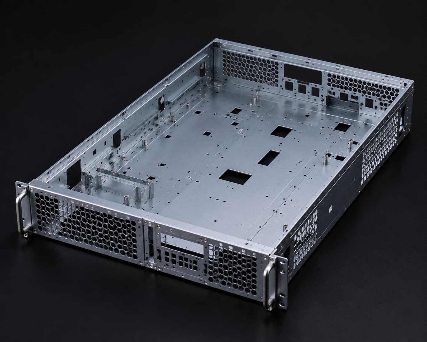 rack server metal enclosure assembly