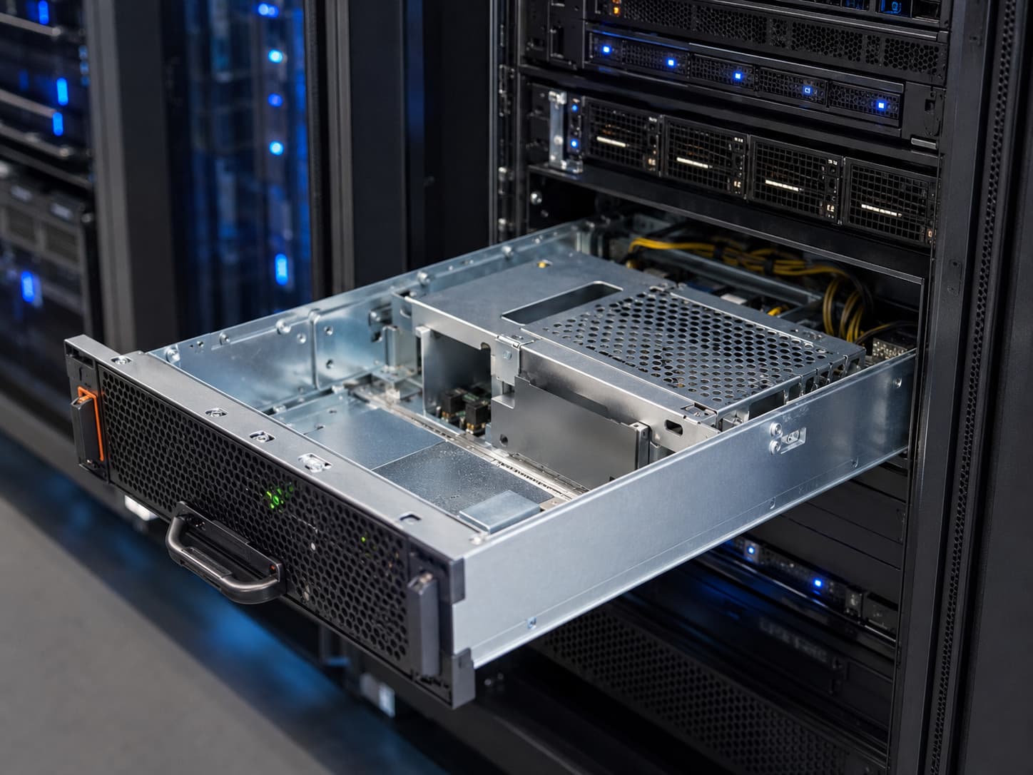 rack power supply chassis housing