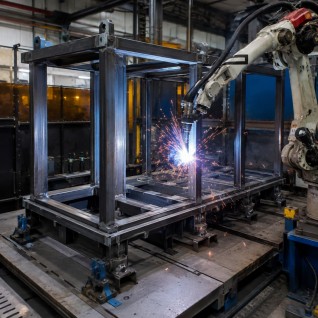 Industrial sheet metal component