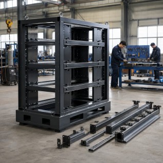 Metal mounting plate and bracket
