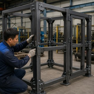 Metal tube support assembly