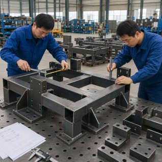 Industrial welded support structure