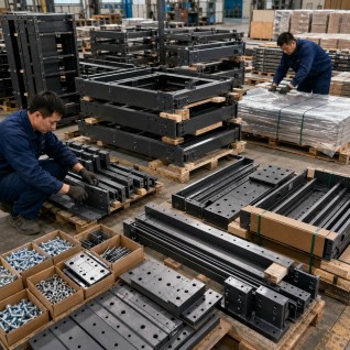 Welded equipment support frame
