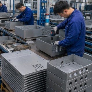 Custom sheet metal enclosure fabrication
