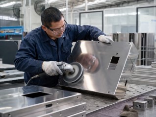 Industrial sheet metal enclosure