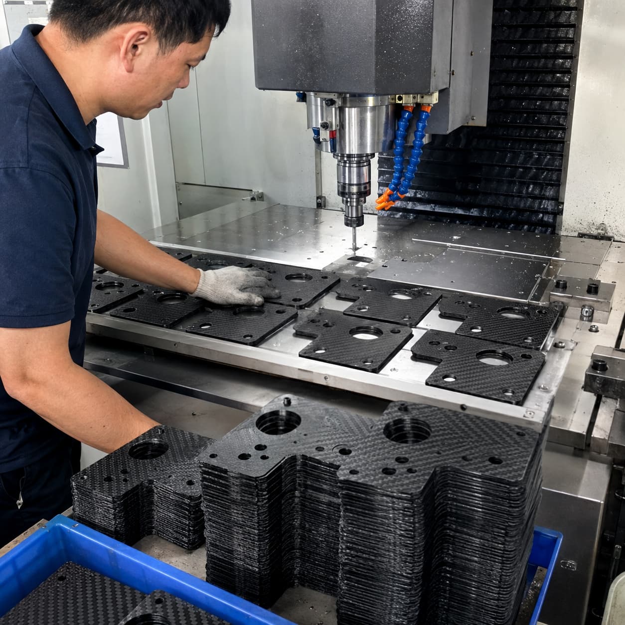 CNC machining custom carbon fiber parts