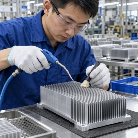 Custom AI Server Aluminum Heat Sink Manufacturer in China