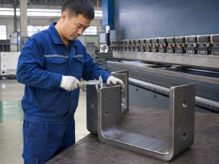 Bent sheet metal enclosure component