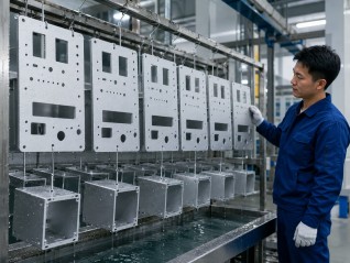 Precision anodized CNC component