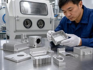Sand blasting surface treatment