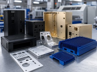 Stainless steel enclosure surface finish
